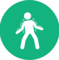 icon of person shaking